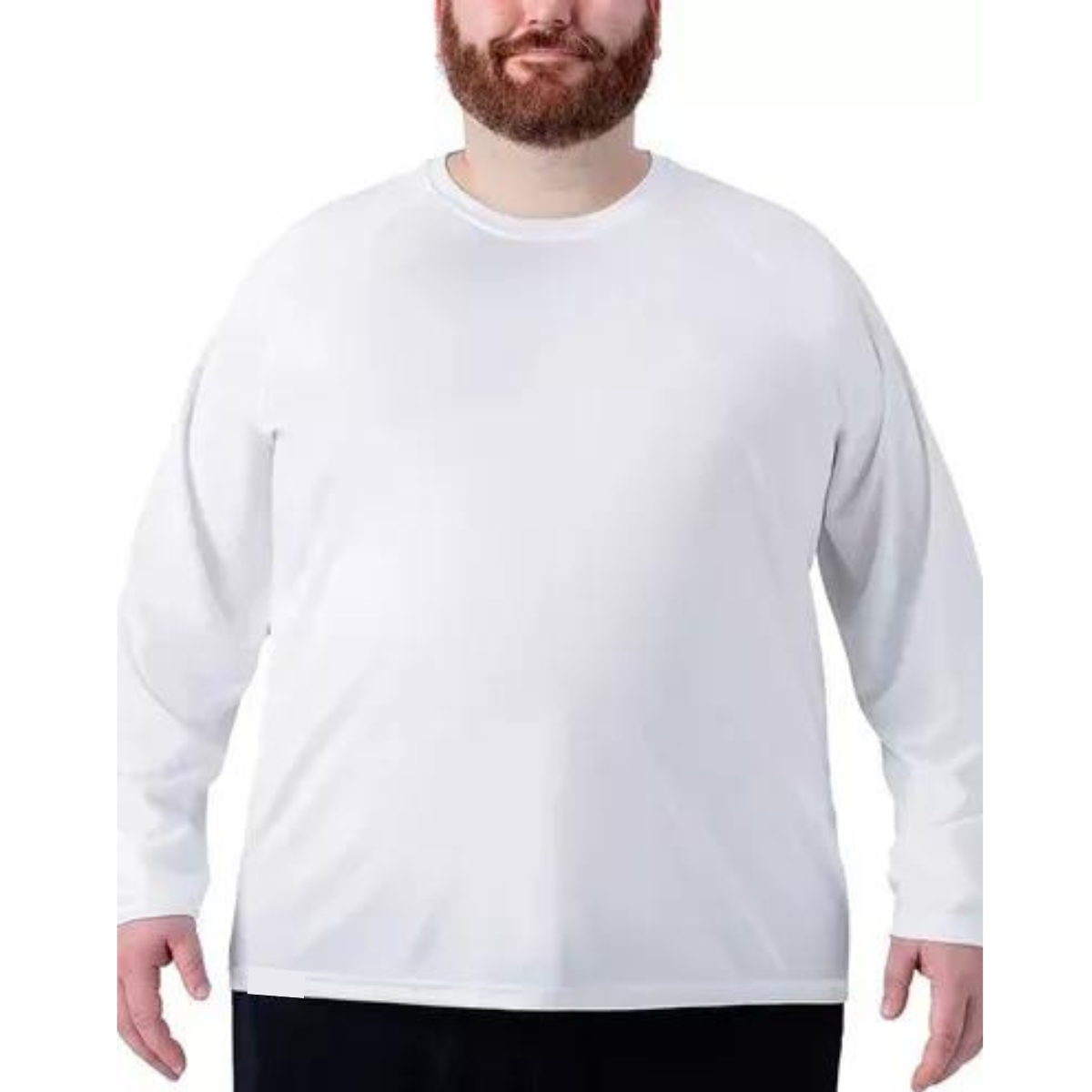 Camisa Plus Size Branco Proteção Solar 50+