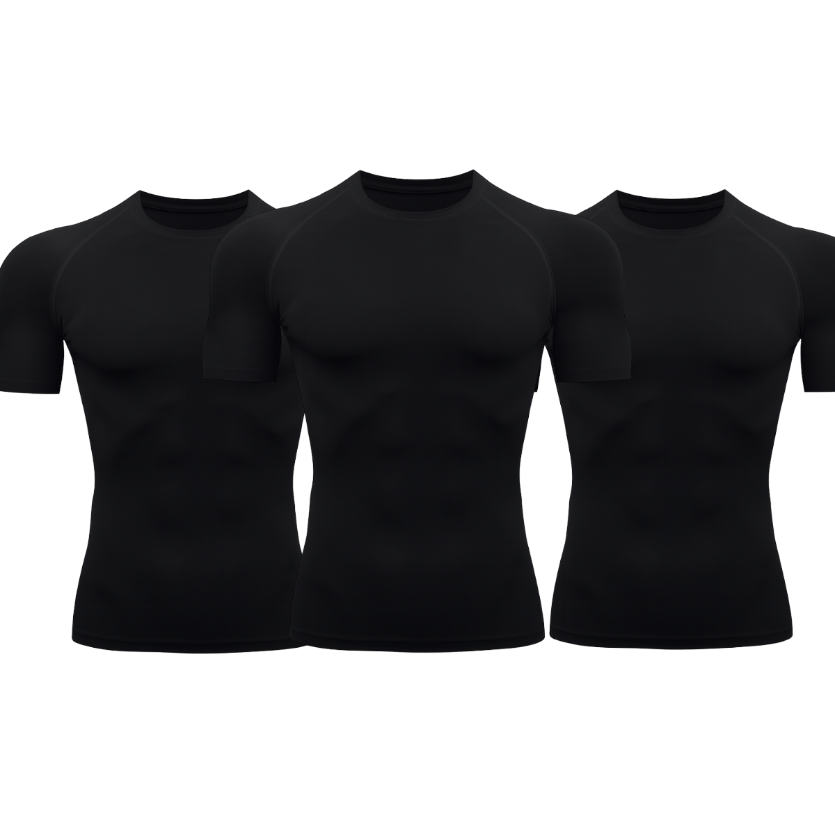 Kit 3 Camisetas Térmicas E Proteção UV Manga Curta | Tecnologia DryFit Várias Cores
