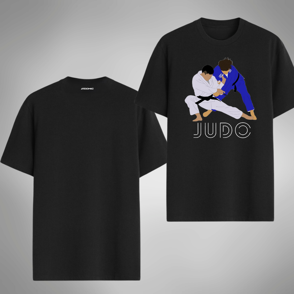 Camiseta Regular Casual Unissex Judo Algodão 30.1 Luta - 05