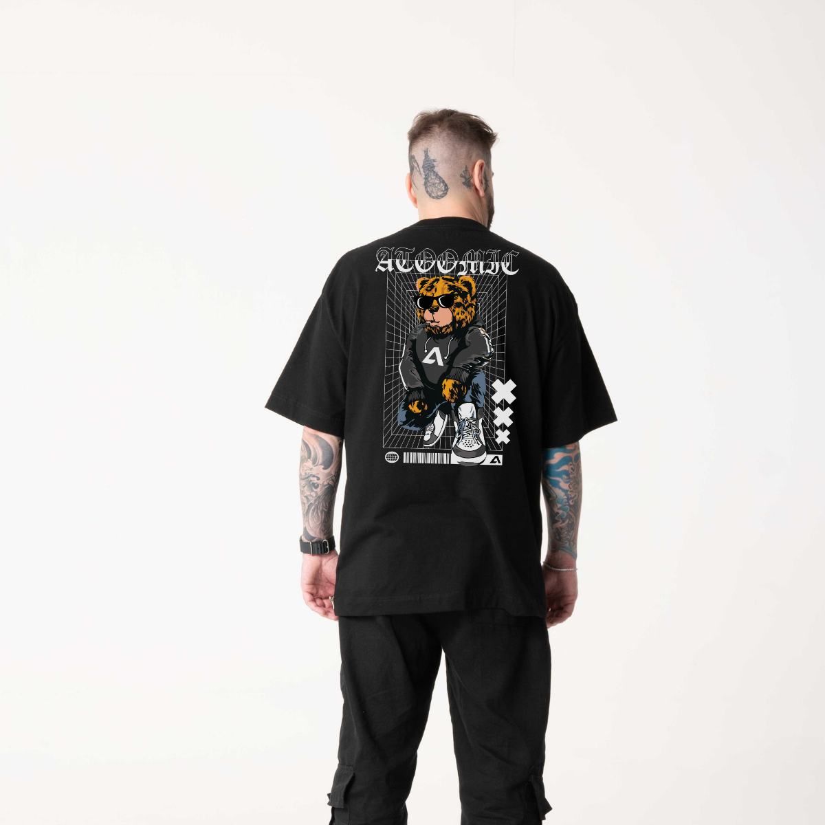 Camisa Masculina Oversized Premium 20.1 Urso Atoomic