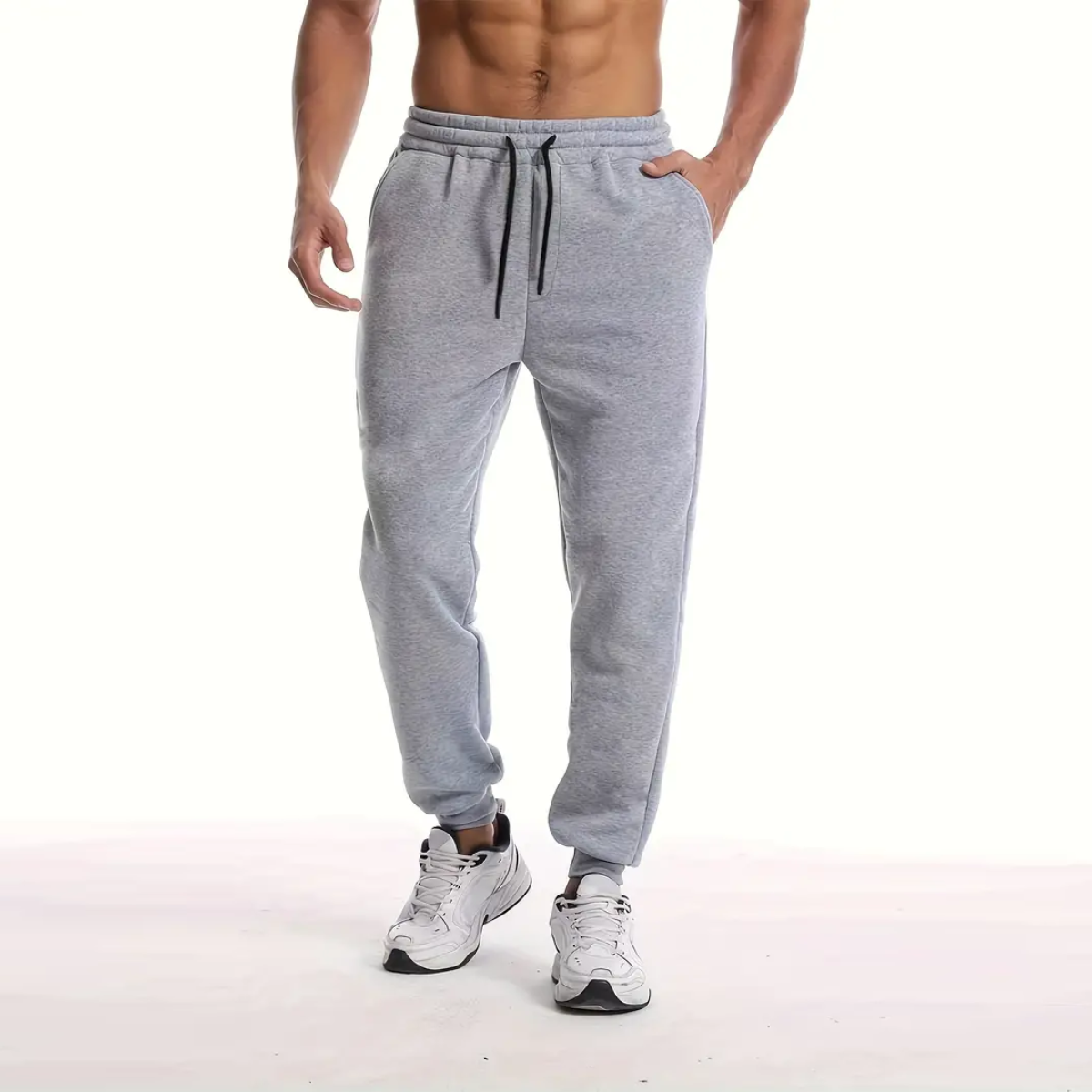 Calça De Moletom Inverno Masculina Jogger Premium