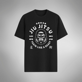 Camiseta Regular Casual Unissex Jiu Jitsu Gorilla Strong Algodão 30.1 Luta - 04
