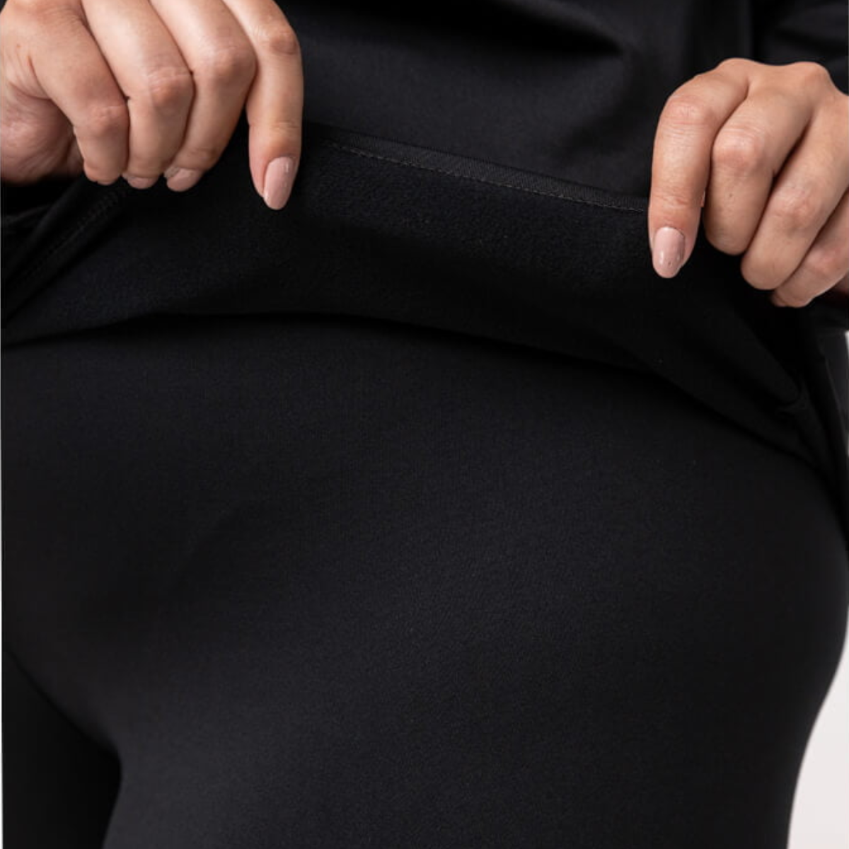 Camiseta Manga Longa Plus Size Térmica Tecido Peluciado Feminino