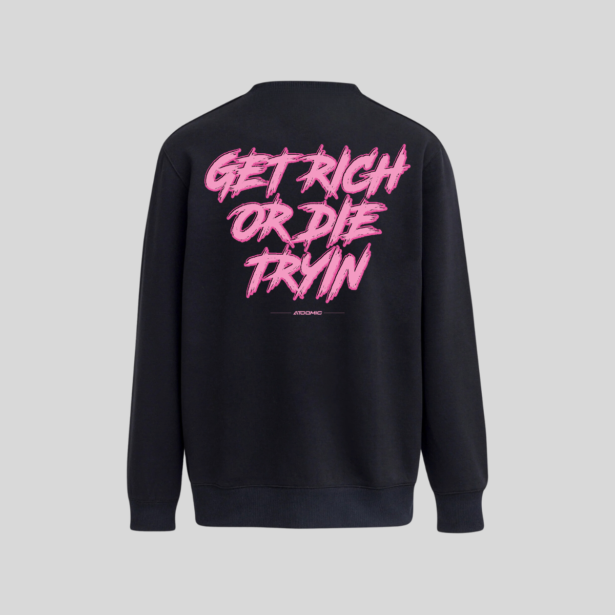 Atoomic 10 - Blusa Moletom Atoomic Get Righ Pink
