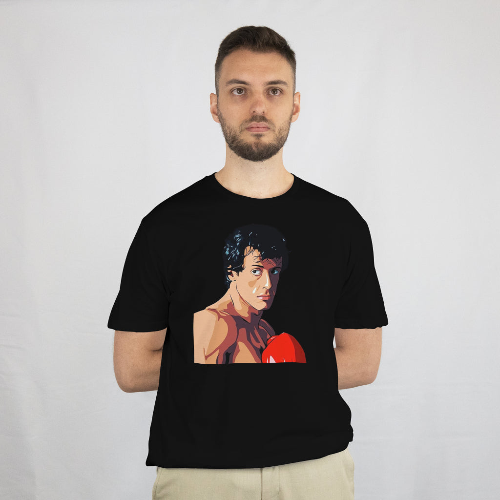Camiseta Regular Casual Unissex Boxe Rocky Balboa Algodão 30.1 Luta - 09