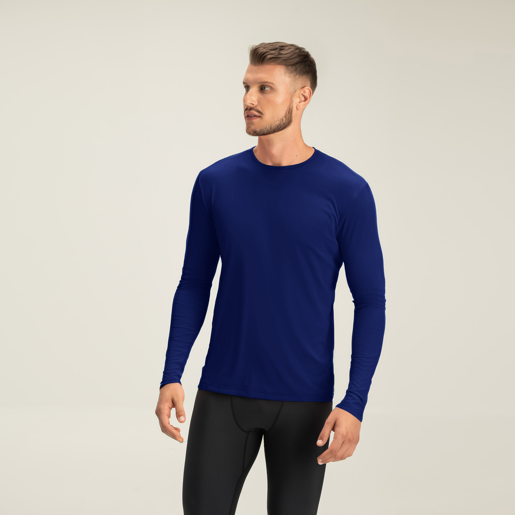 Camisa Térmica masculina Azul Marinho - proteção solar UV 50+
