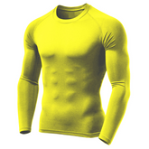 Camisa Térmica Masculina Amarela - Proteção solar UV 50+