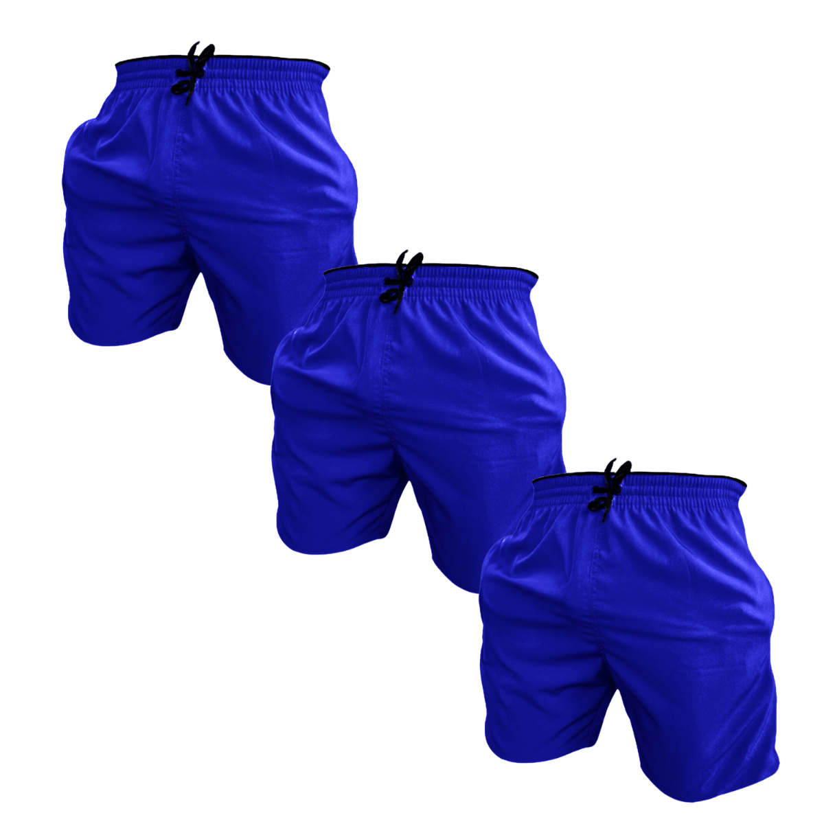 Kit 3 Bermuda Shorts Elastano Premium Treino
