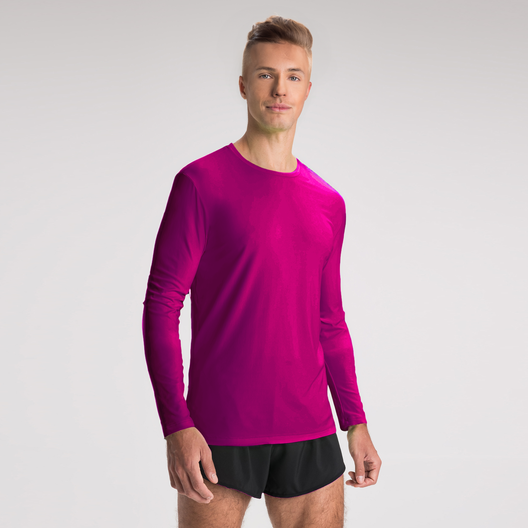 Camisa Térmica masculina Rosa - proteção solar UV 50+