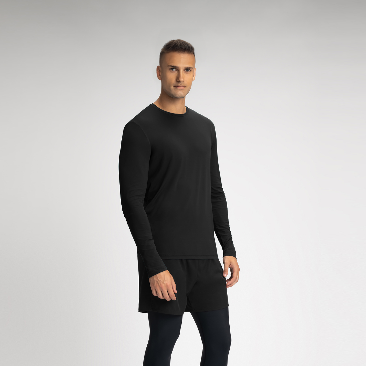 Camisa Térmica Masculina Preta | Proteção Solar UV50+