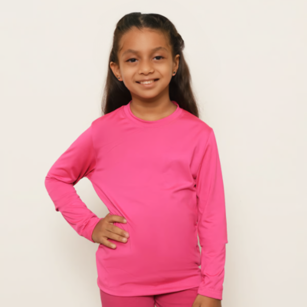 Camiseta Térmica Feminina Infantil Proteção Solar Uv 50+ - Todas as Cores