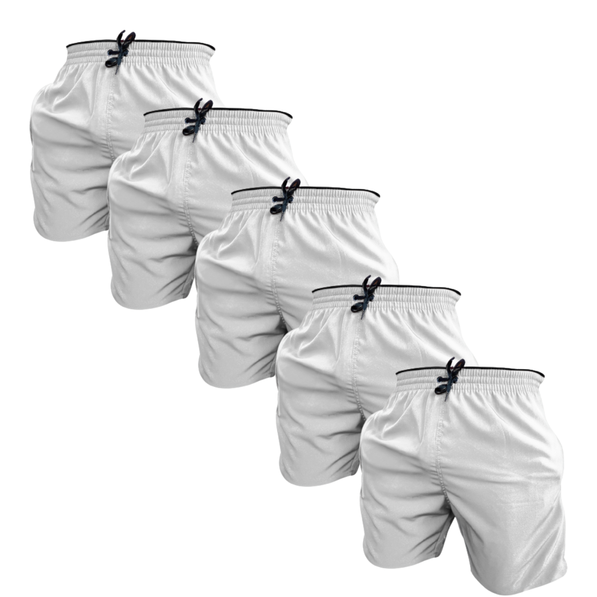 Kit 5 Bermuda Shorts Elastano Premium Treino