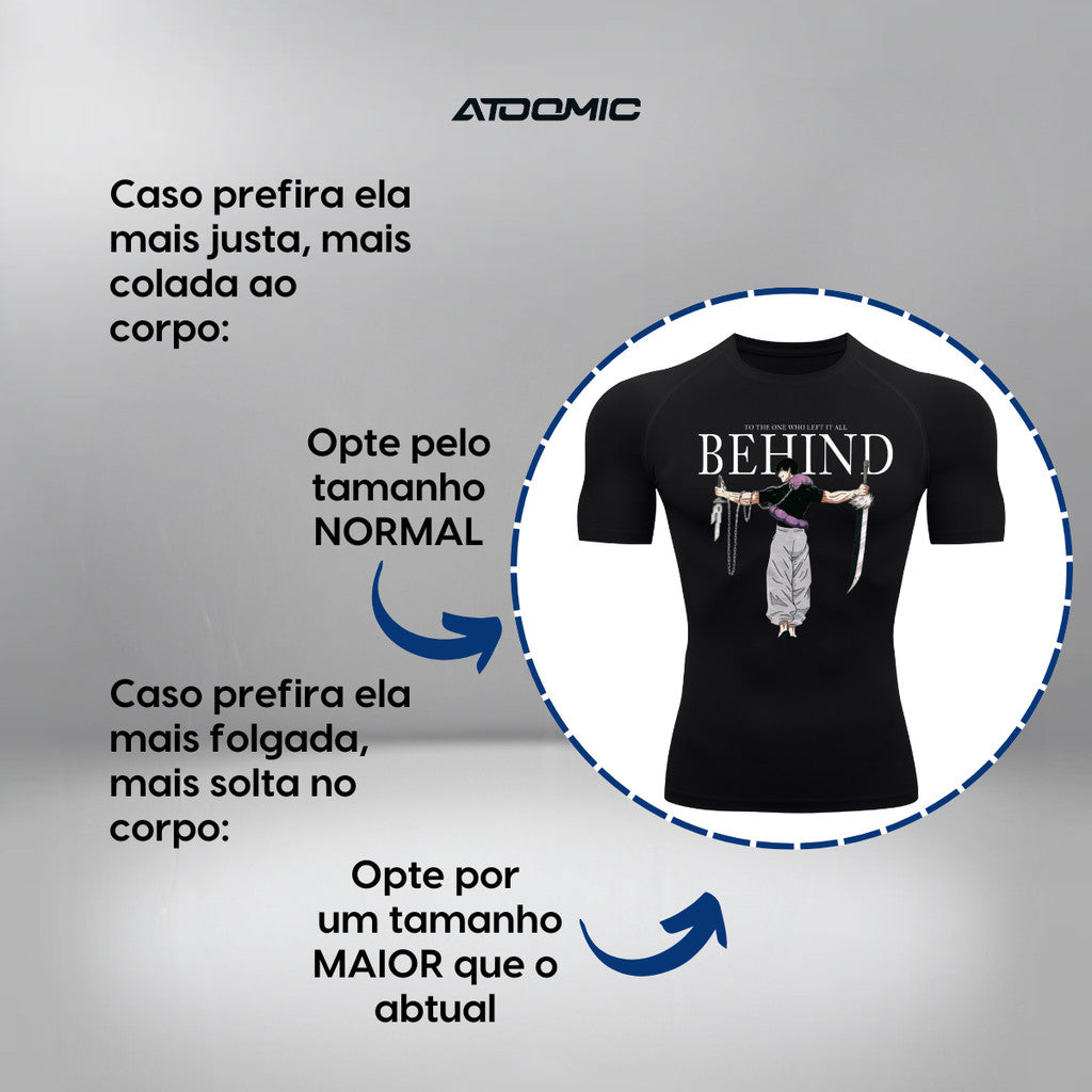 Camiseta Compressão Manga Curta Proteção UV Harry Potter Rash Guard