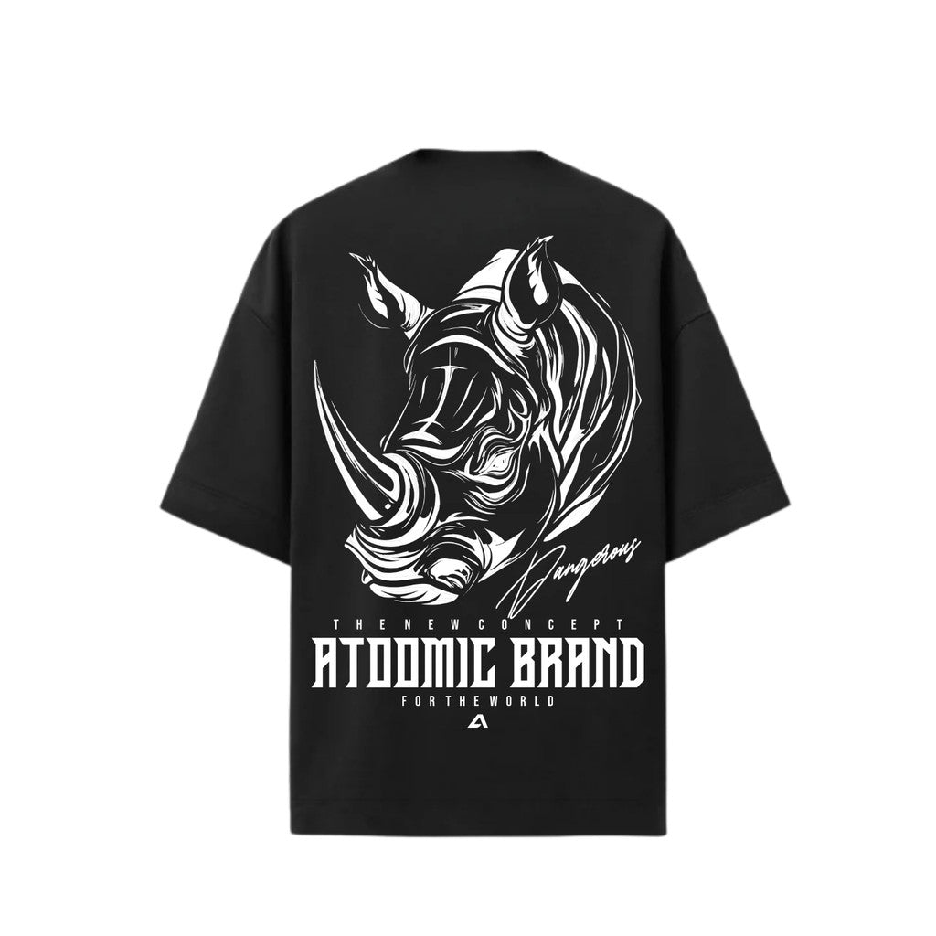Camiseta Oversized Premium 20.1 Rinoceronte Camisa Unissex