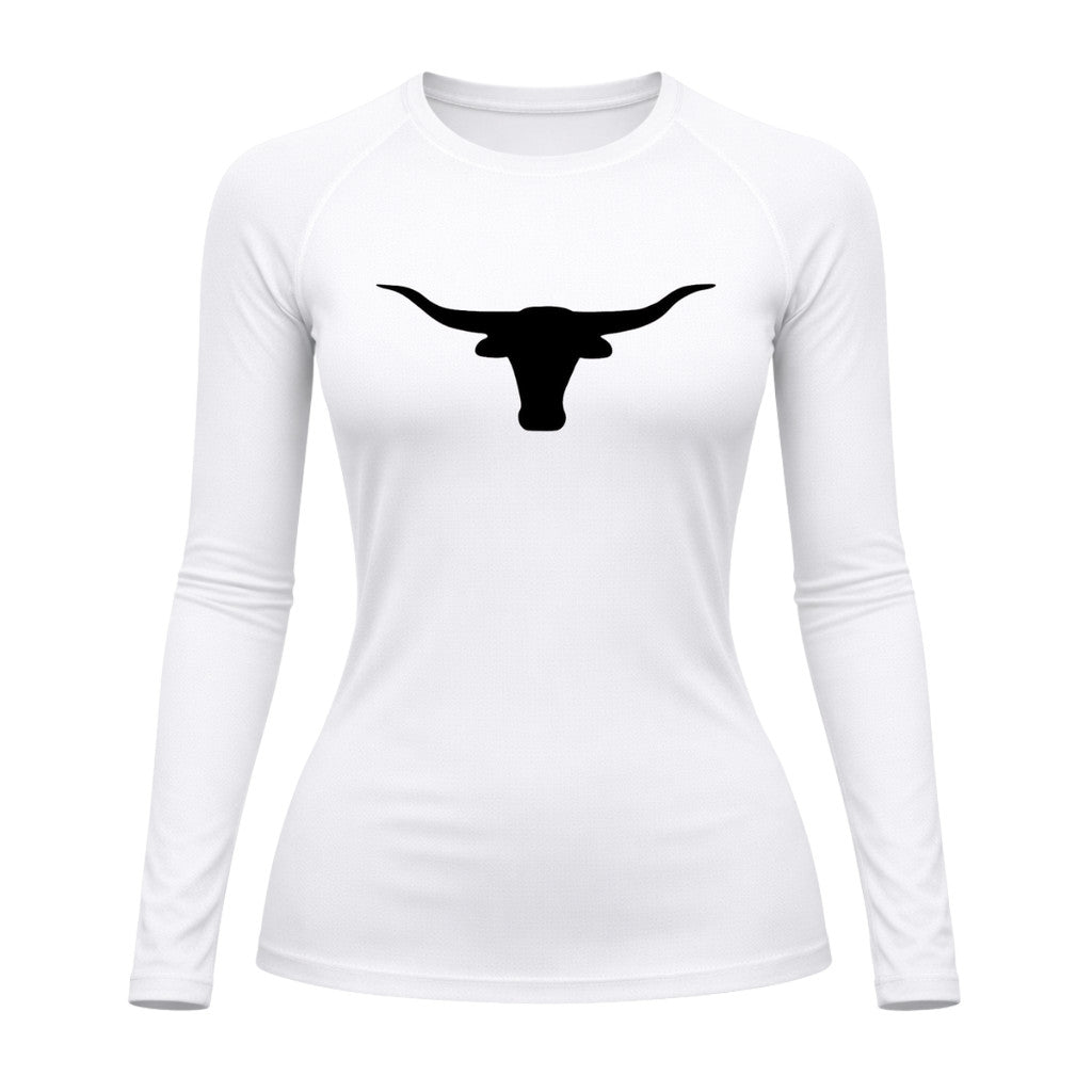 Camiseta Compressão Uv Manga Longa Estampa Da Roça Marca Do Touro Alpha