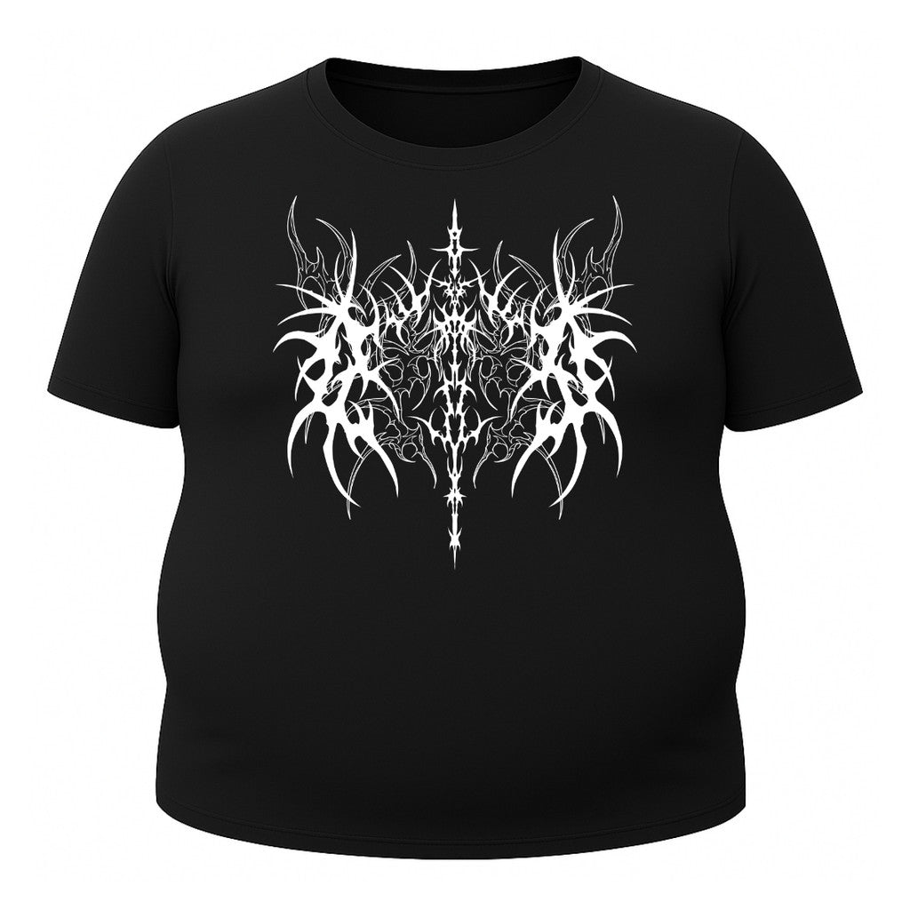 Camiseta Plus Size Uv 50+ Manga Curta Cyber Tribal Dark Vanguard Rash Guard