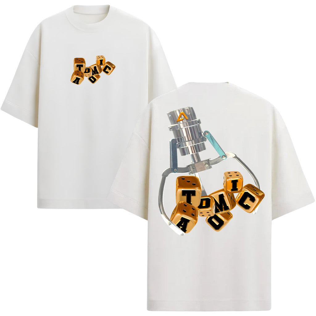 Camiseta Oversized Premium 20.1 Atomic Jackpot Luck Camisa Unissex