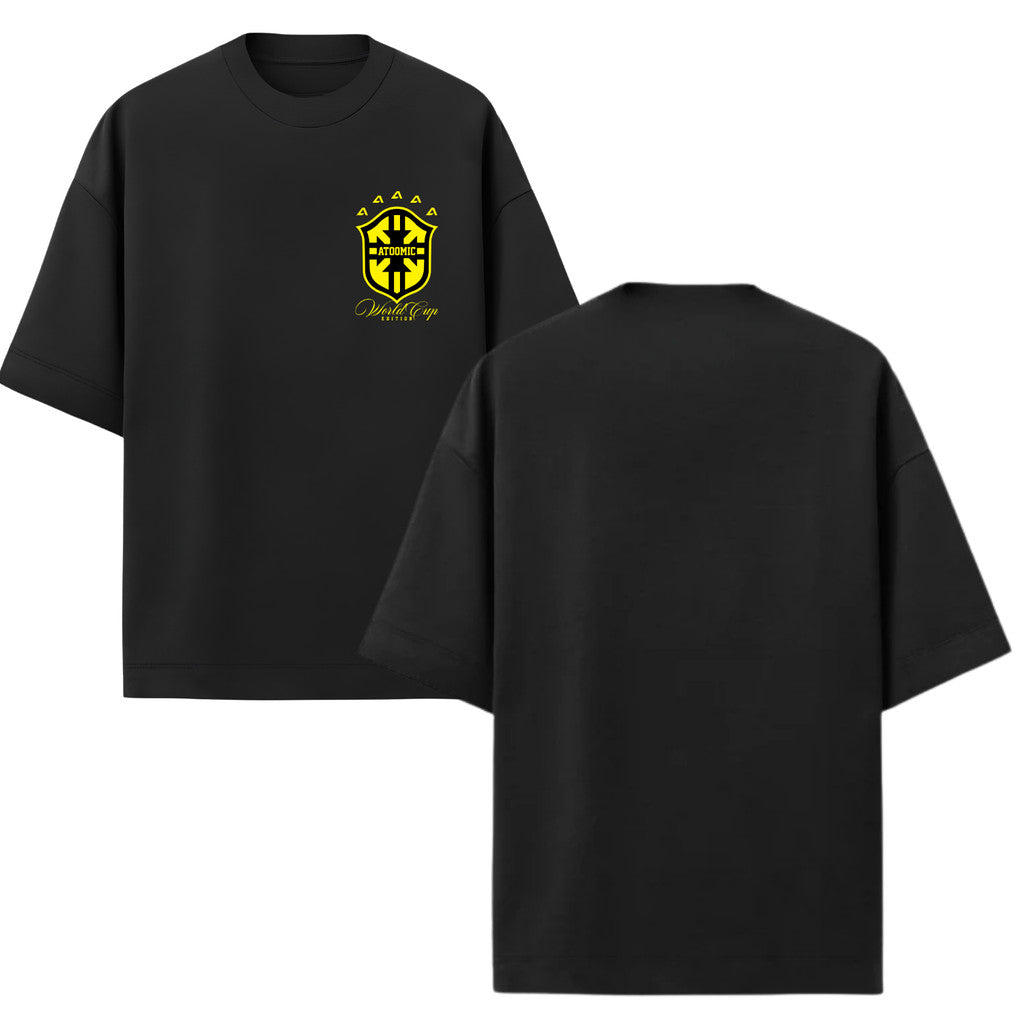Camiseta Oversized Escudo Brasil Prime Edition Copa