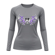 Camiseta Compressão Uv Manga Longa Cyber Tribal Kuromi Hello Kitty Rash Guard