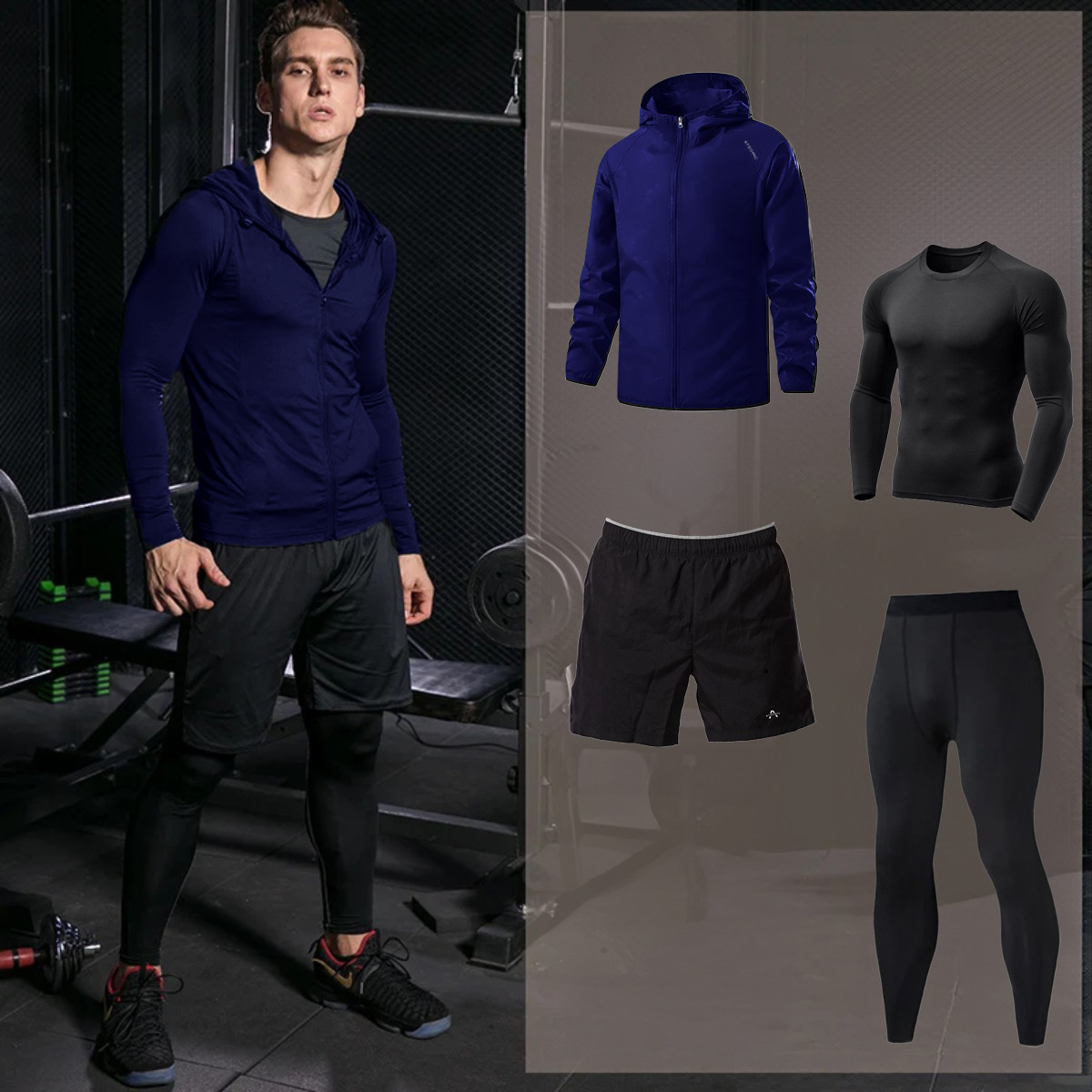 Kit Treino Térmico Completo Masculina Segunda Pele - Todas as Cores