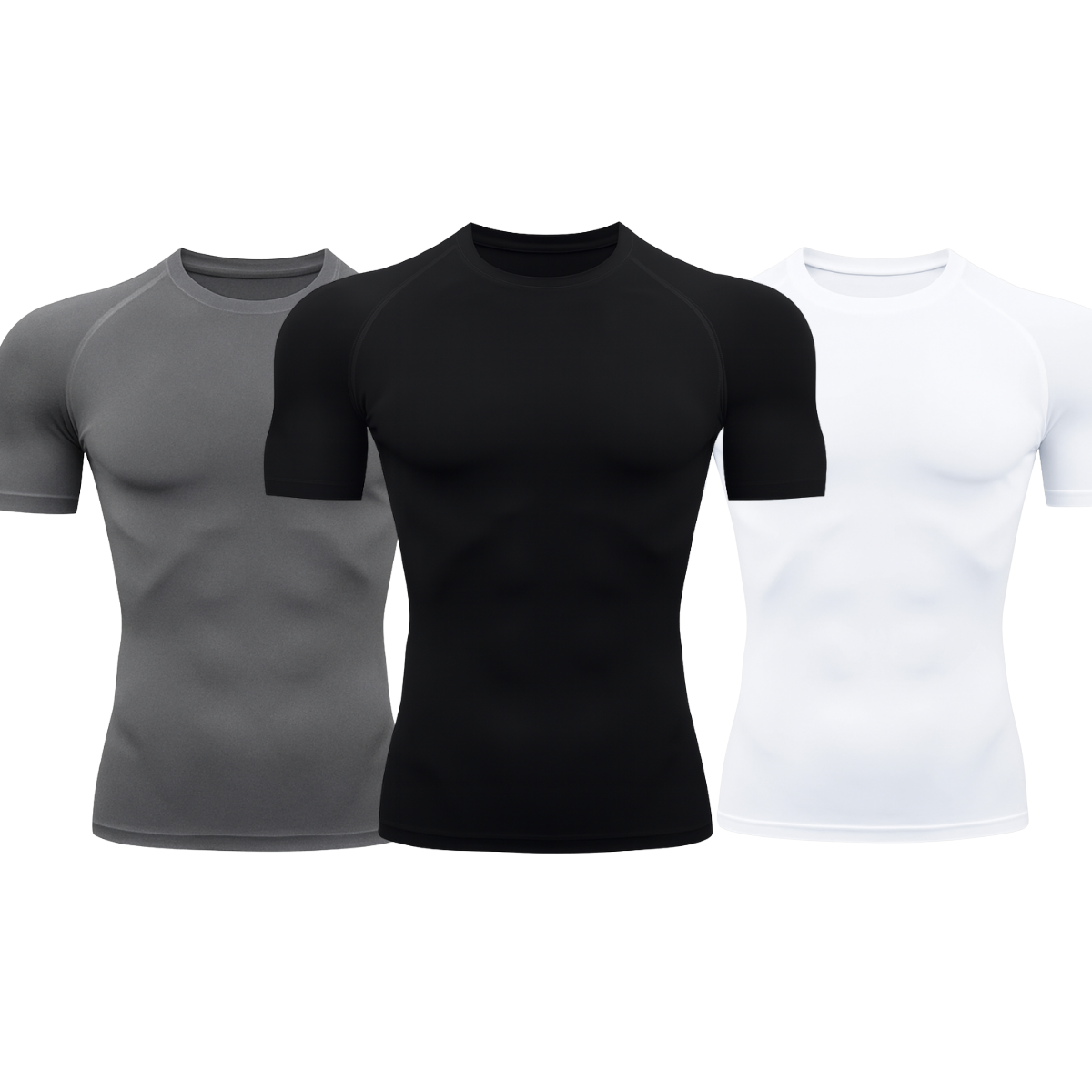 Kit 3 Camisetas Térmicas E Proteção UV Manga Curta | Tecnologia DryFit Várias Cores