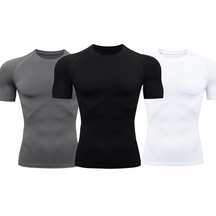 Kit 3 Camisetas Térmicas E Proteção UV Manga Curta | Tecnologia DryFit Várias Cores