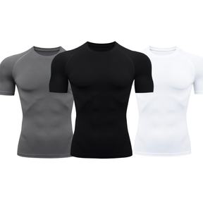 Kit 3 Camisetas Térmicas E Proteção UV Manga Curta | Tecnologia DryFit Várias Cores