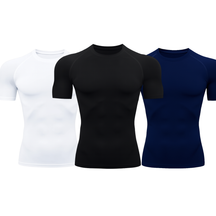 Kit 3 Camisetas Térmicas E Proteção UV Manga Curta | Tecnologia DryFit Várias Cores