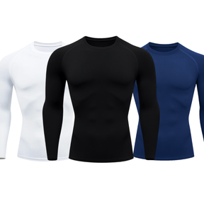 Kit 3 Camisetas Manga Longa Proteção Uv 50+ Segunda Pele Várias Cores