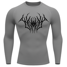 Camiseta Longa Compressão Proteção UV Cyber Tribal Draion Rash Guard