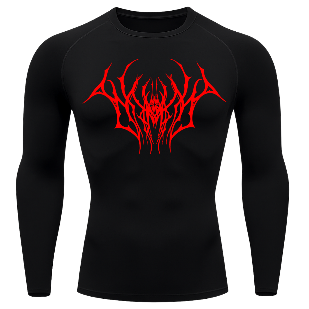 Camiseta Longa Compressão Proteção UV Cyber Tribal Draion Rash Guard