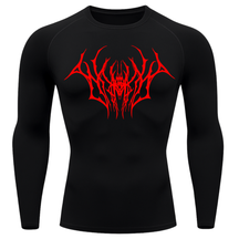 Camiseta Longa Compressão Proteção UV Cyber Tribal Draion Rash Guard