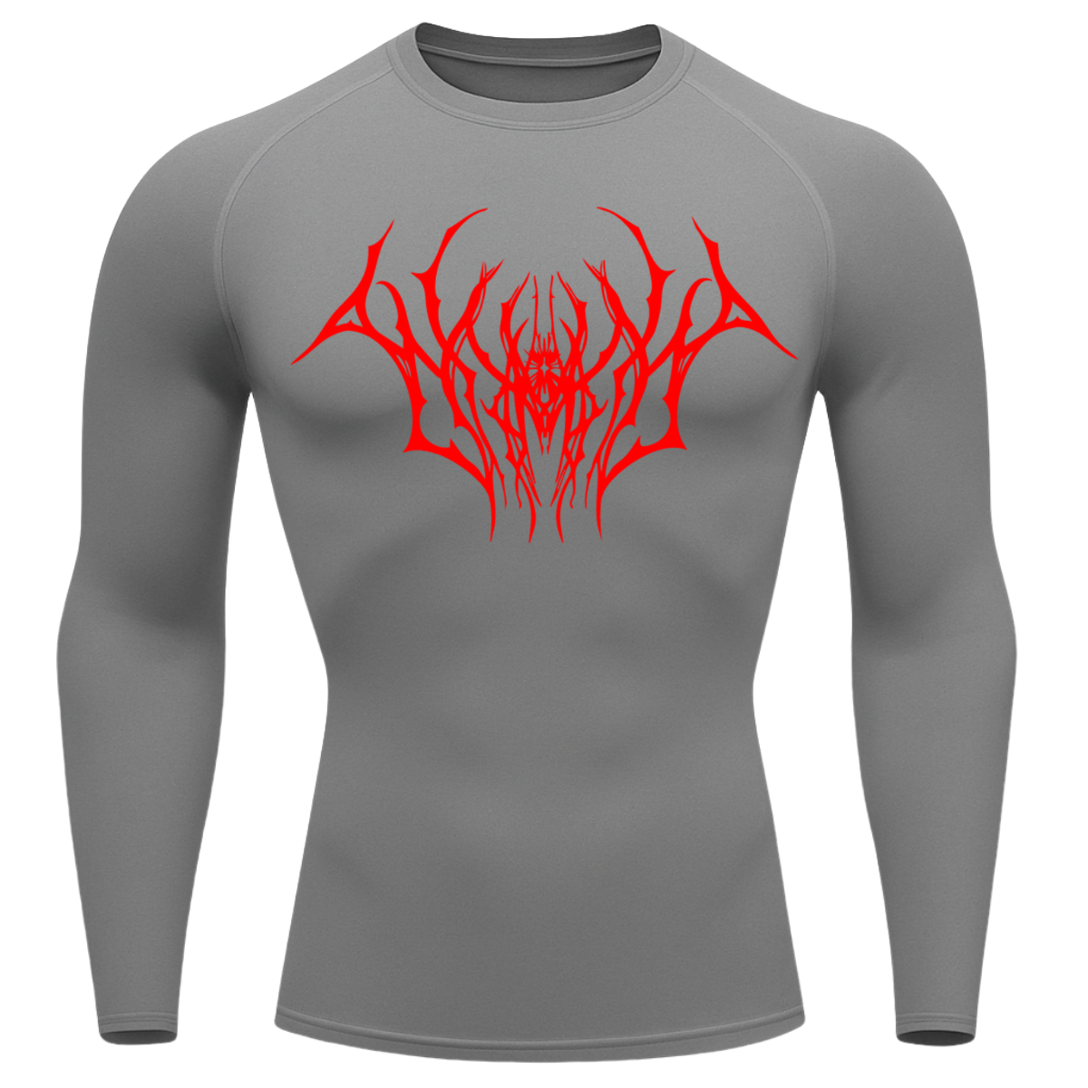 Camiseta Longa Compressão Proteção UV Cyber Tribal Draion Rash Guard