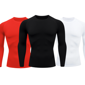 Kit 3 Camisetas Manga Longa Proteção Uv 50+ Segunda Pele Várias Cores