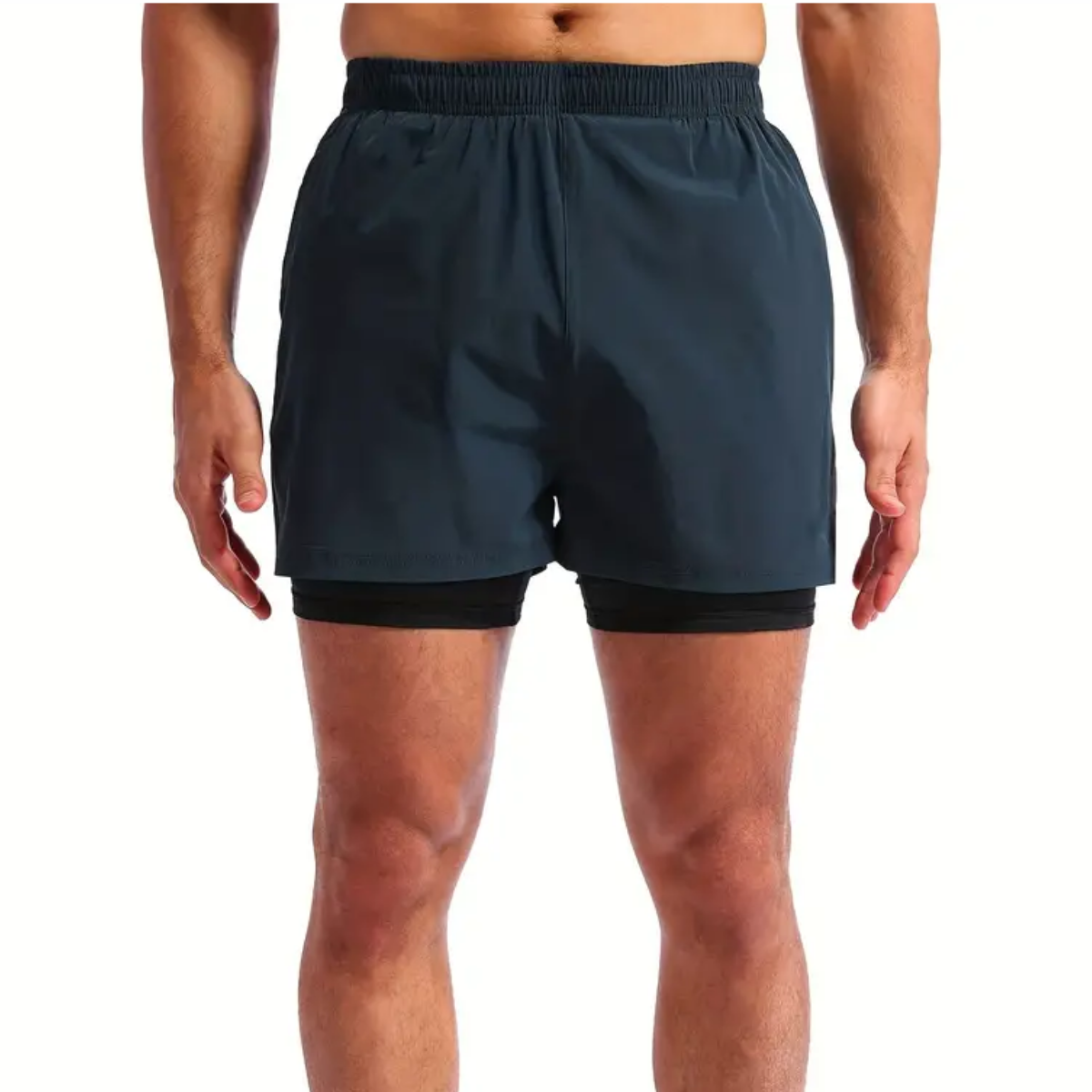 Kit 3 Bermuda 2 em 1 Com Short Interno Térmico Masculino