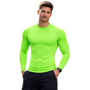Camiseta Manga Longa Térmica Masculina Várias Cores Proteção solar UV 50+