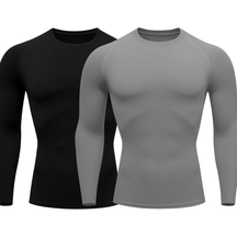 Kit 2 Camisetas Manga Longa Proteção Uv 50+ Segunda Pele