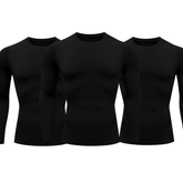 Kit 3 Camisetas Manga Longa Proteção Uv 50+ Segunda Pele Várias Cores
