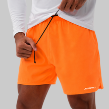 Bermuda Shorts Elastano Premium Mauricinho Treino - Laranja Neon