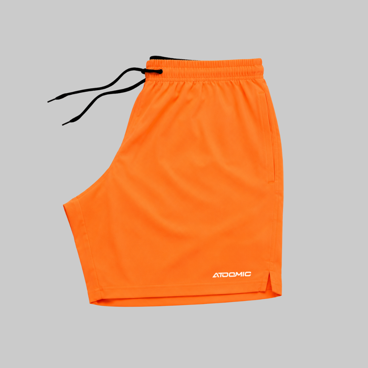Bermuda Shorts Elastano Premium Mauricinho Treino - Laranja Neon