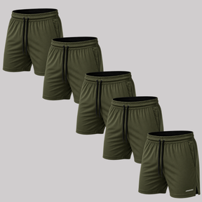 Kit 5 Bermuda Shorts Elastano Premium Treino