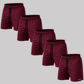 Kit 5 Bermuda Shorts Elastano Premium Treino