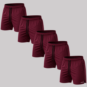 Kit 5 Bermuda Shorts Elastano Premium Treino