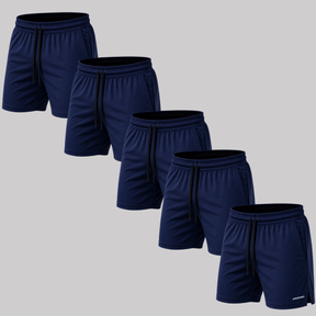 Kit 5 Bermuda Shorts Elastano Premium Treino