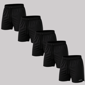 Kit 5 Bermuda Shorts Elastano Premium Treino