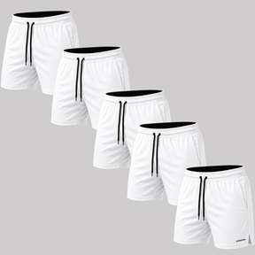 Kit 5 Bermuda Shorts Elastano Premium Treino