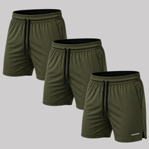 Kit 3 Bermuda Shorts Elastano Premium Treino