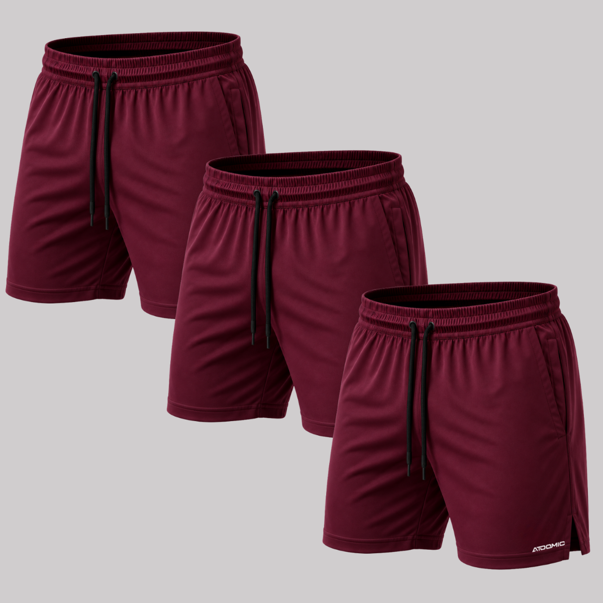 Kit 3 Bermuda Shorts Elastano Premium Treino