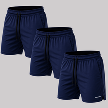 Kit 3 Bermuda Shorts Elastano Premium Treino