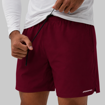 Bermuda Shorts Elastano Premium Mauricinho Treino - Vinho Bordô